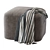 Comfy Fitz Pouf - Stylish & Functional 3D model small image 5