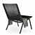 Modern Zenith Side Chair: Stylish Outdoor Seating 3D model small image 3