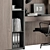 Stylish and Functional Home Office Furniture 3D model small image 4