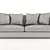 Elegant Vintage Sofa 3D model small image 4