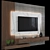 Versatile TV Wall Unit for Stunning Renders 3D model small image 4