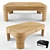 Modern Rattan Coffee Table 3D model small image 1