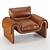 Retro De Sede Leather Chair 3D model small image 1