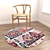 Versatile Set of 8 Rugs 3D model small image 2