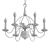 Elegant Cloche Chandelier 3D model small image 2