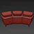 Modern Poly-Sofa: Sleek Design 3D model small image 4