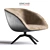 Designer9799 Armchair: Stylish and Modern 3D model small image 1