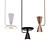 Sleek Steel LED Pendant: ALAMBICCHI 3D model small image 1