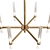 Elegant Carrara Chandelier: Il Paralume Marina 3D model small image 2