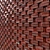 Lattice Brick PBR Seamless Material 3D model small image 3