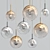 Elegant Glass Pendant Light 3D model small image 1