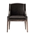 Luxury Stud Accent Chair | Ready-to-Render Model 3D model small image 3