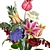 Spline-Edit Poly Flower Vase 3D model small image 2