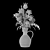 Spline-Edit Poly Flower Vase 3D model small image 8