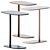 Elegant Corvetto Side Table 3D model small image 1
