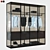 Spacious 7-Door Cupboard 3D model small image 1