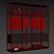 Spacious 7-Door Cupboard 3D model small image 3