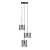 Modern Lucide Baskett Chandelier: Elegant Edison Lighting 3D model small image 4