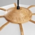 Bamboo Pendant Light: Minimalist Eco-Chic 3D model small image 3