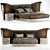 Luxury Plaza Bed: Visionnaire's Masterpiece 3D model small image 11