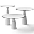 Elegant Leaf Coffee Tables: Neutra by Luca Martorano 3D model small image 2