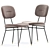 Modern Abner Dining Chair 3D model small image 2