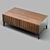 MENORCA Coffee Table: Elegant Walnut Finish 3D model small image 4