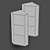 MOD Menorca Wall Cabinet 3D model small image 3