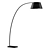 Chop Black Floor Lamp by La Forma 3D model small image 1