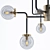 Industrial Loft Chandelier 3D model small image 2