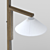 Elegant Christophe Delcourt KAY Oak Floor Lamp 3D model small image 2