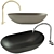 Title: Cocoon Solid Basin: Sleek Design 3D model small image 1