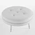 Plush Mid-Century Blake Ottoman 3D model small image 6