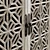 Aged White Mahogany 2-Door Cabinet 3D model small image 5