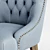 Slate Blue Wing Chair 3D model small image 5