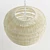 Rattan Tiered Pendant Light 3D model small image 2