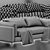 Modern Four Hands Sofa: Bennett Moon 3D model small image 5
