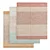 Elegant Mint Gabrielle Rug 3D model small image 2