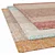 Elegant Mint Gabrielle Rug 3D model small image 4