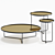 Sleek Billy Coffee Table by Cattelan Italia 3D model small image 4