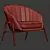 Elegant Cassia Armchair: Stylish Comfort for Every Space 3D model small image 5