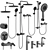 Grohe Set 1 | Essence | Euphoria | Adjustable Watering Can 3D model small image 6