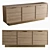 Elegant Drawer Set: 1850x360x700 3D model small image 1