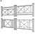Elegant Handrail and Terrace Railing 3D model small image 2