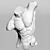 Elegant People Sculpture 3D model small image 7