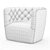 Hanover Swivel Chair: Stylish and Versatile Seating Option 3D model small image 4