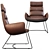 ARVA_LOUNGE: Stylish & Comfortable Lounge Chair 3D model small image 3
