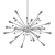 Dazzling 5-Arm Chandelier 3D model small image 2