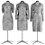 Fashion Essentials: Dress, Jacket, Shirt, Boots 3D model small image 2