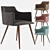 Monarch Velvet Metal Chair: Stylish & Comfortable 3D model small image 10